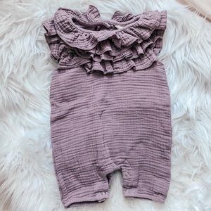 Purple romper 0-3 months